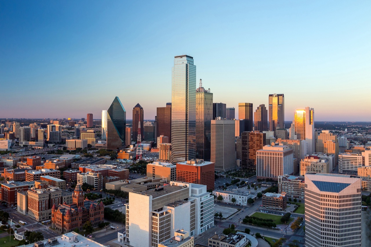 Dallas Skyline Aerial